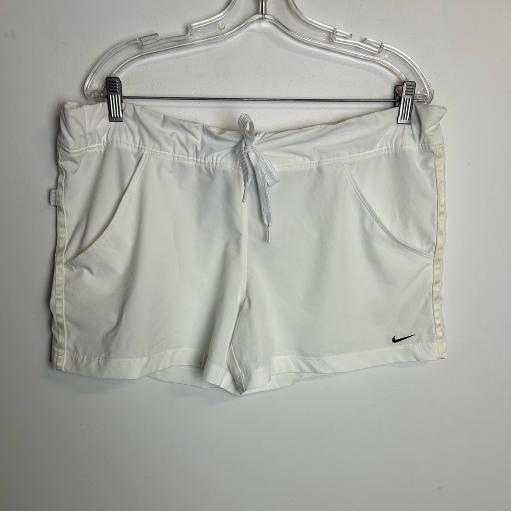 Nike Fitdry Short Tennis Sport Outdoor Running comfortable White Size L
